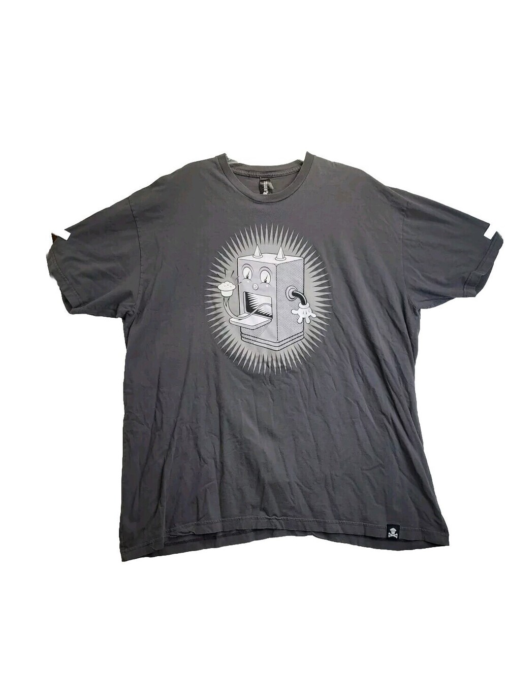 Original Johnny Cupcake's Gray T Shirt Cup Cake Oven SZ XXXL